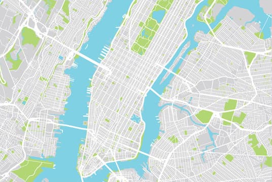Map of Manhattan