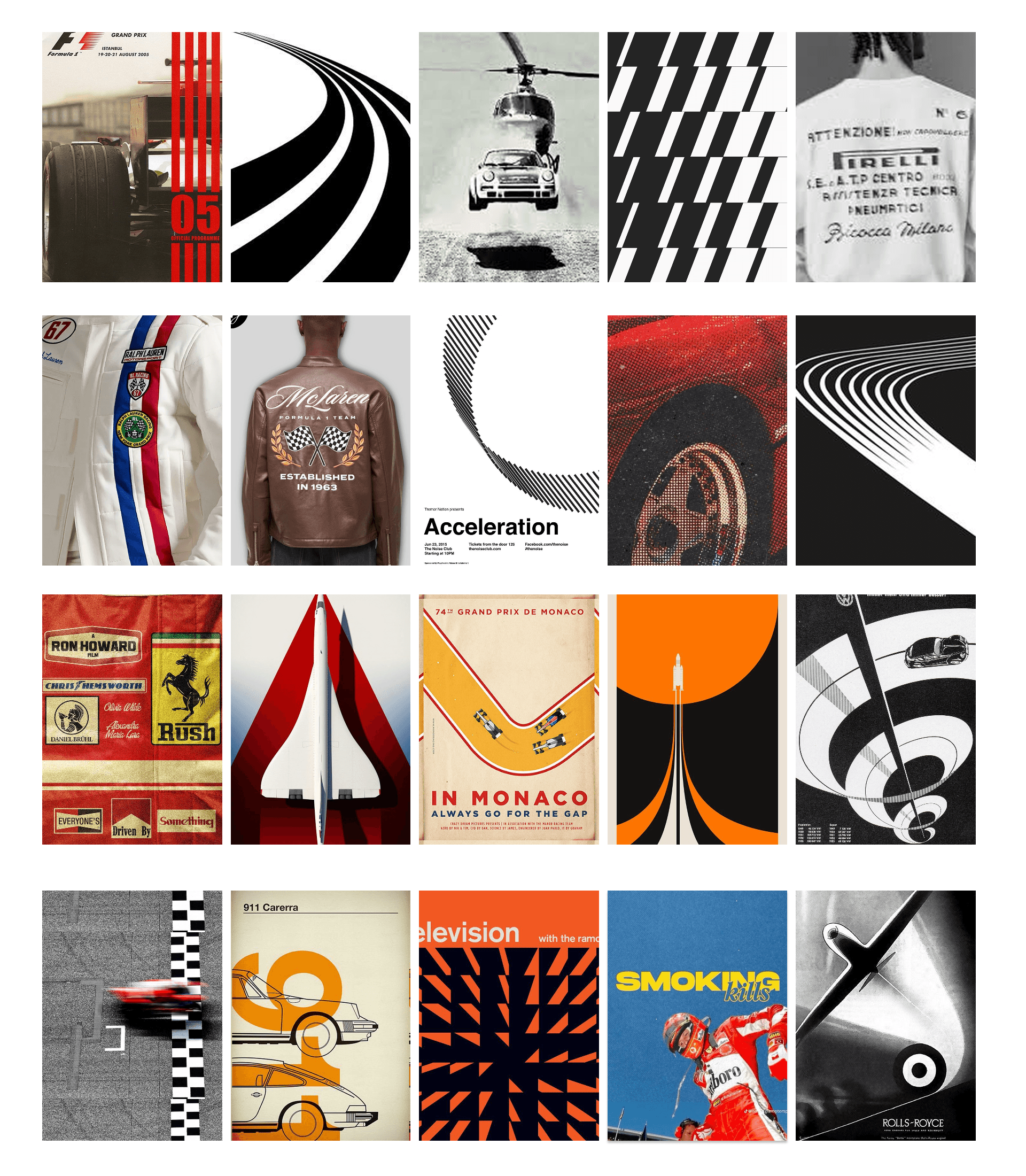 Warp rebrand moodboard