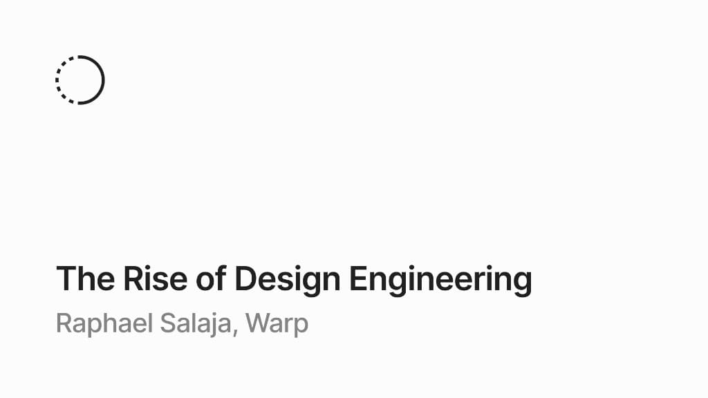The Rise of Design Engineering